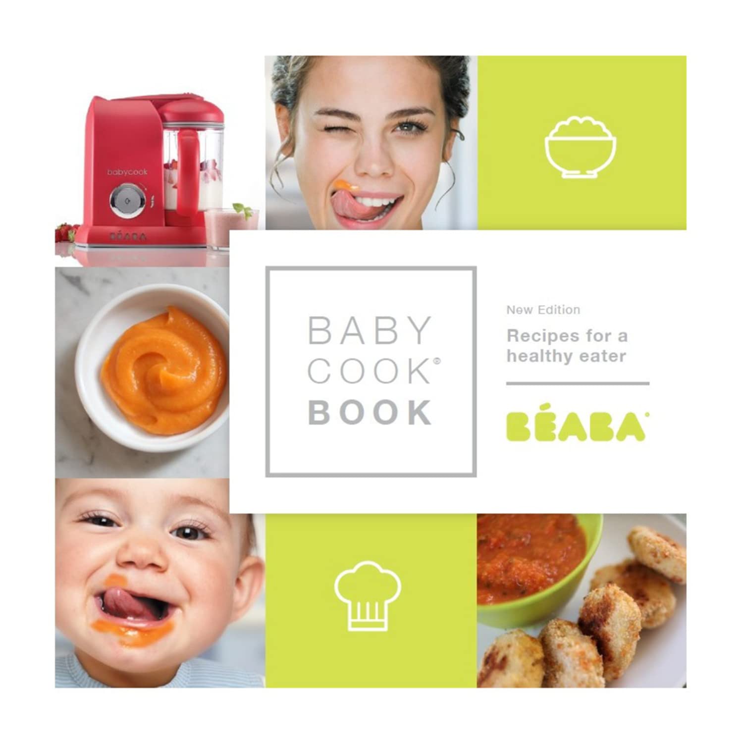 Beaba Babycook Baby Food Maker Book, Recipe Book, Baby Cook Book, Baby Feeding Purees, 80 Recipes For Baby Food, Toddler Food & ,New