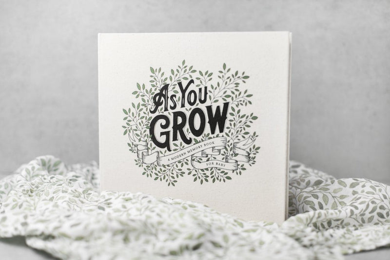 As You Grow: A Modern Memory Book For Baby (Heirloom Story Books And Guided Journals)