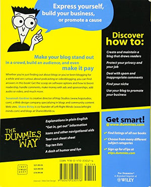 Blogging For Dummies,Used