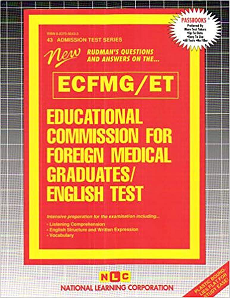 Educational Commission For Foreign Medical Graduates English Test (Ecfmg/Et (Admission Test Series (Ats)),New