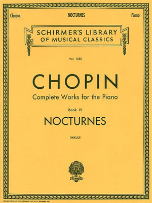 Nocturnes: Schirmer Library of Classics Volume 1550 Piano Solo,New