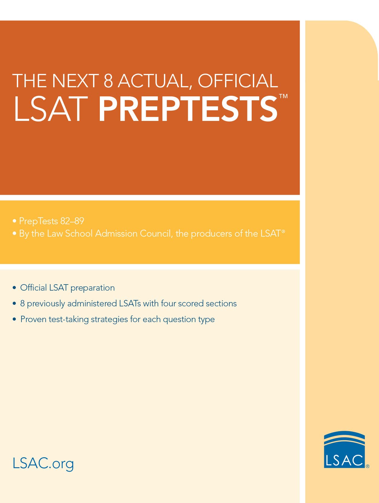 The Next 8 Actual, Official LSAT PrepTests,Used