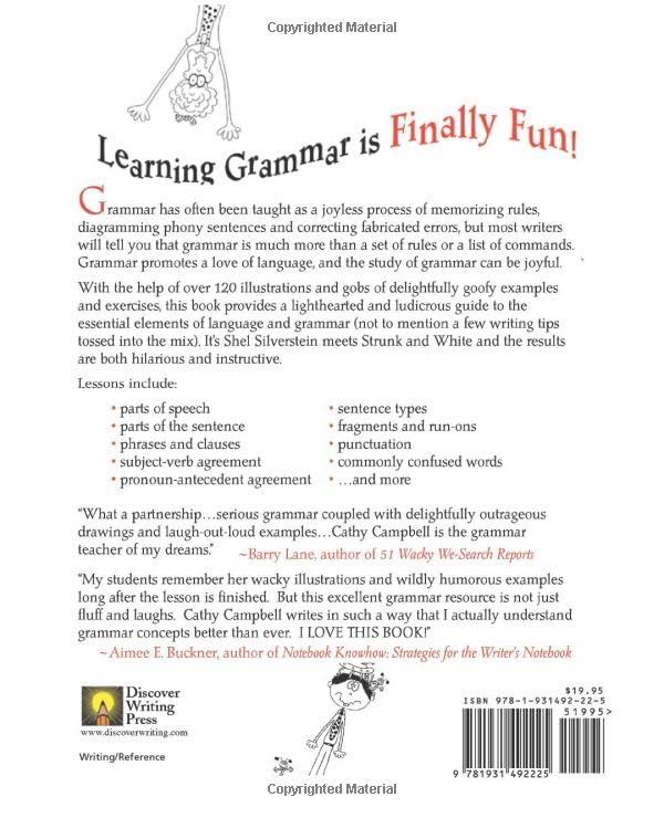 The Giggly Guide to Grammar: Serious Grammar with a Sense of Humor,Used