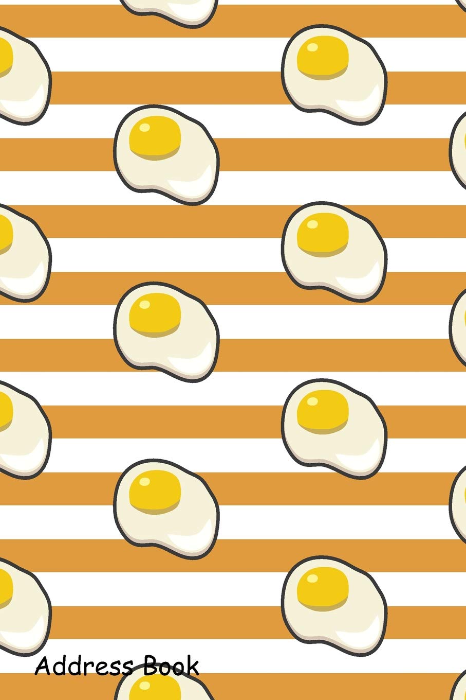 Address Book: For Contacts, Addresses, Phone, Email, Note,Emergency Contacts,Alphabetical Index With Seamless Egg Pattern,Used