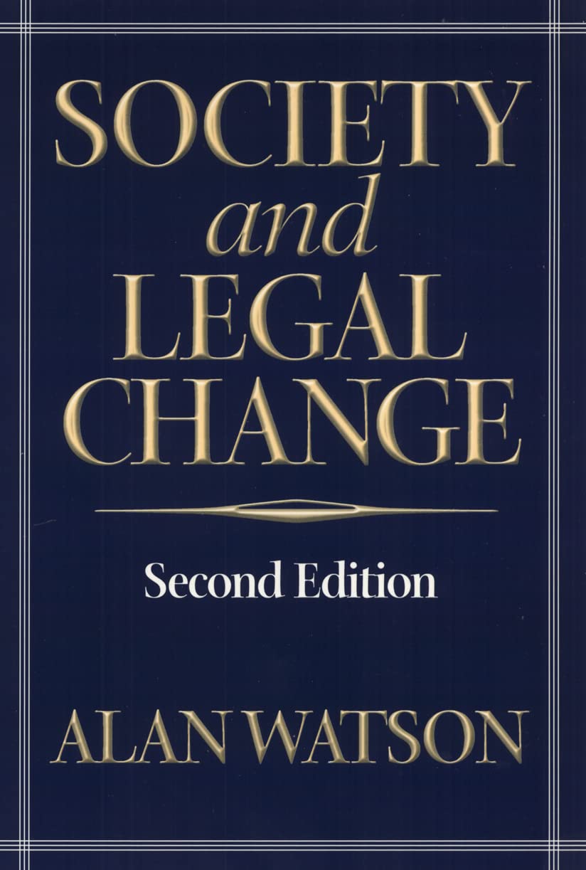 Society And Legal Change 2Nd Ed,Used