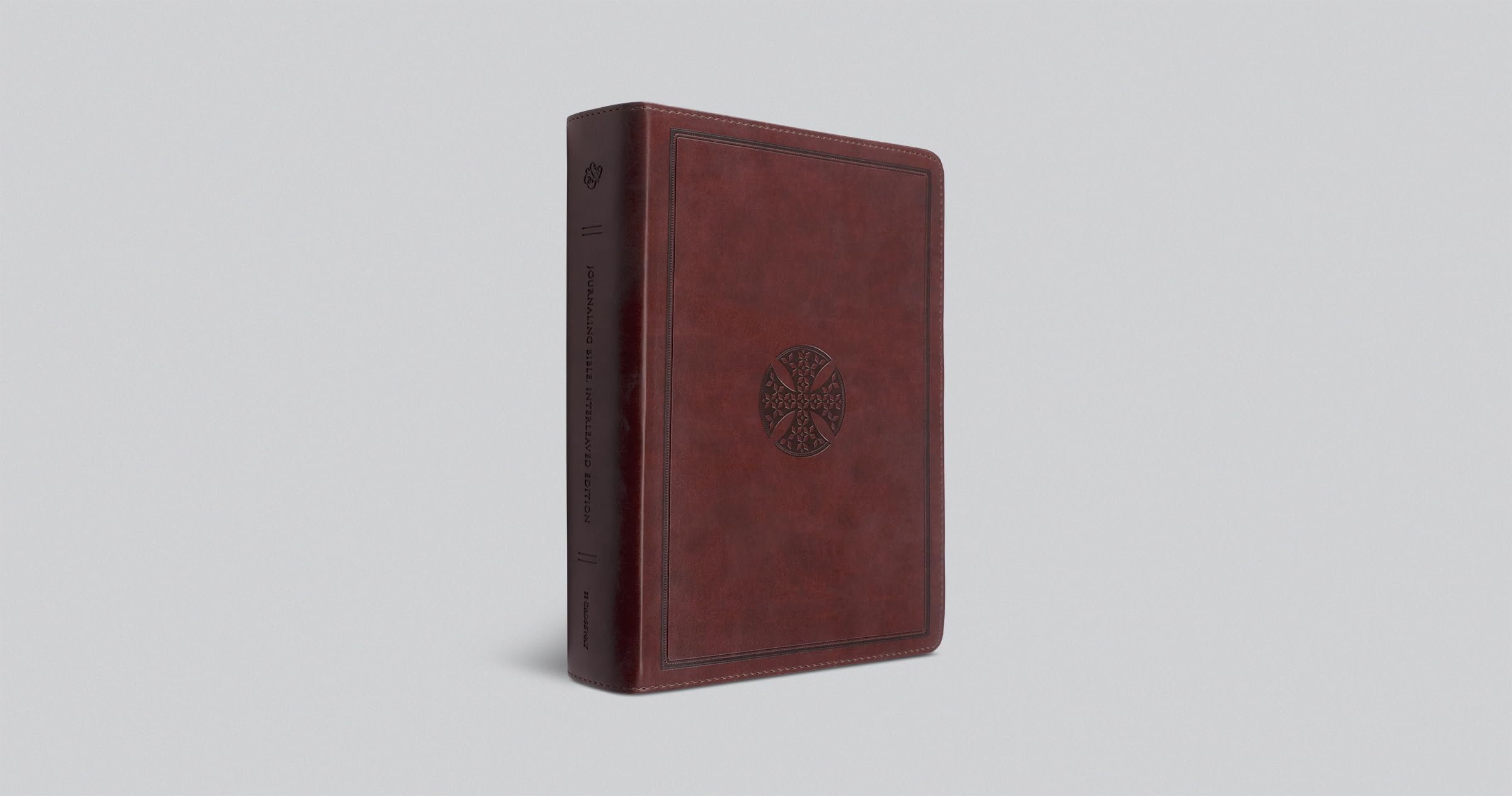 ESV Journaling Bible, Interleaved Edition (TruTone, Mahogany, Mosaic Cross Design)