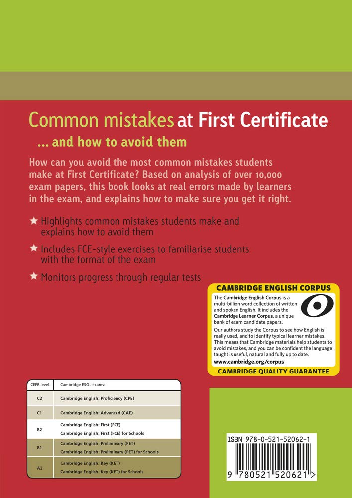 Common Mistakes At First Certificate And How To Avoid Them,Used