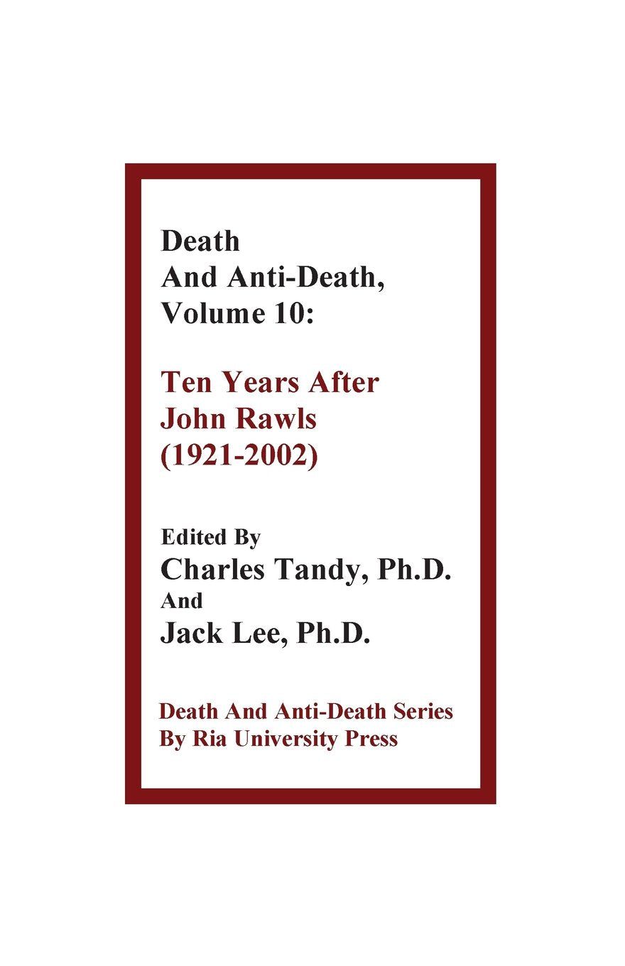 Death And Antideath, Volume 10: Ten Years After John Rawls (19212002) (Death & Antideath (Paperback)),Used
