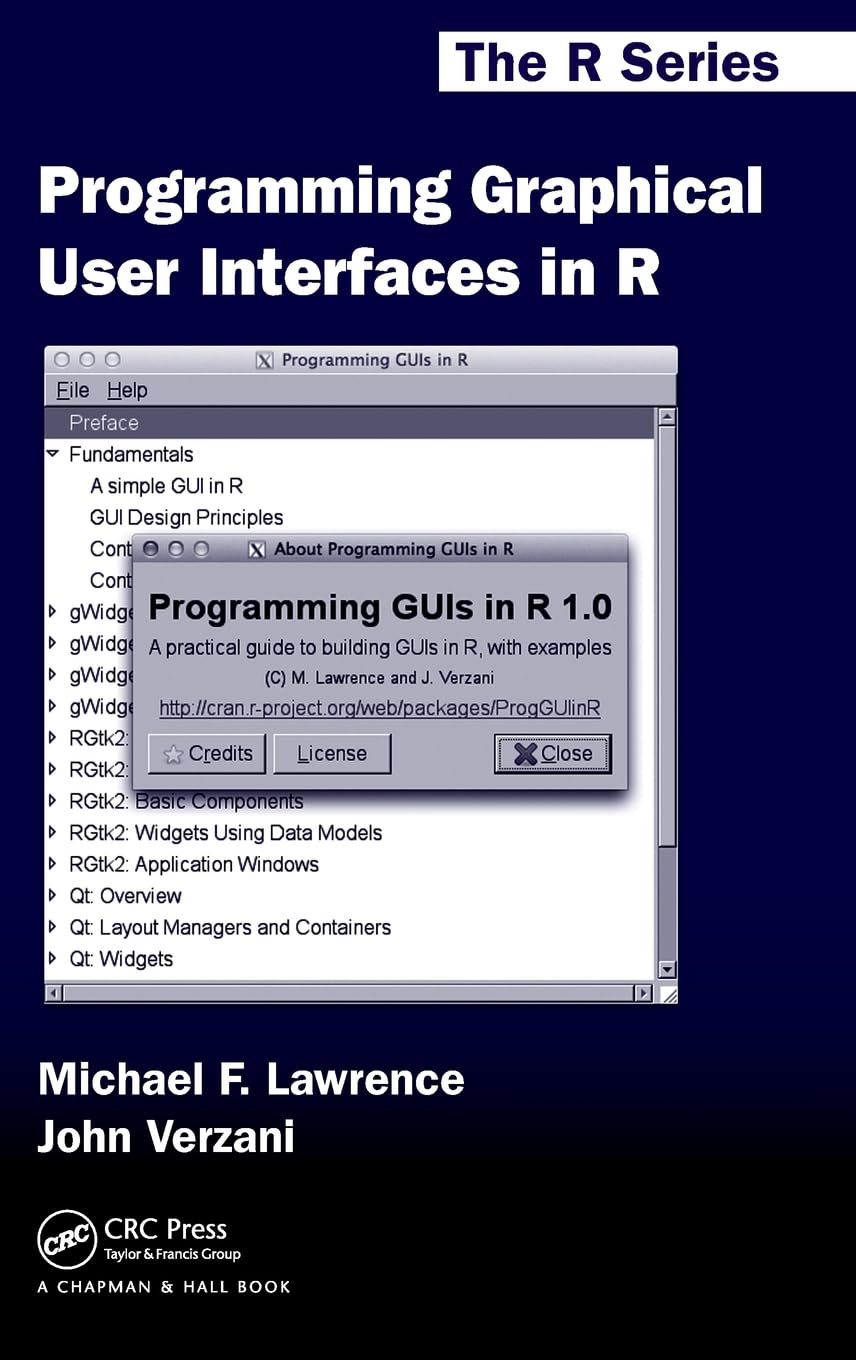 Programming Graphical User Interfaces in R (Chapman & Hall/CRC The R Series),Used