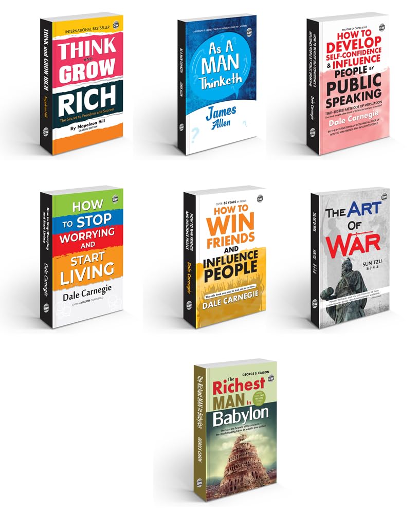 The Complete Success Blueprint : 7 Classic Books For Personal Growth & Financial Mastery - Classic English Novel, Think & Grow Rich, The Art Of War, How To Win Friends & More