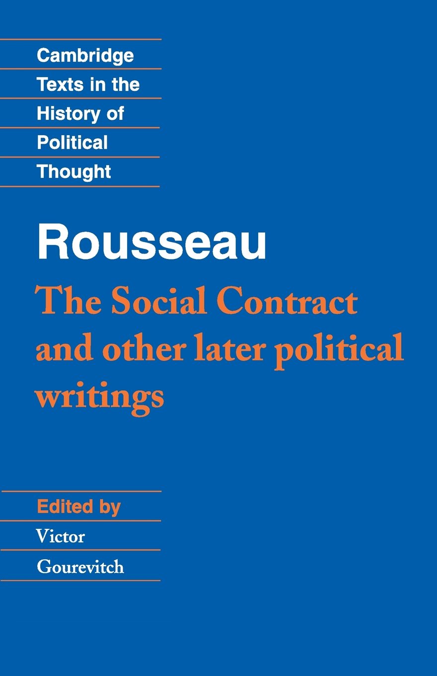 Rousseau: 'The Social Contract' and Other Later Political Writings (Cambridge Texts in the History of Political Thought),Used