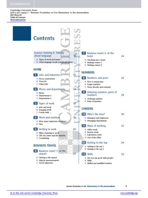 Business Vocabulary in Use: Elementary to Preintermediate with Answers and CDROM,Used