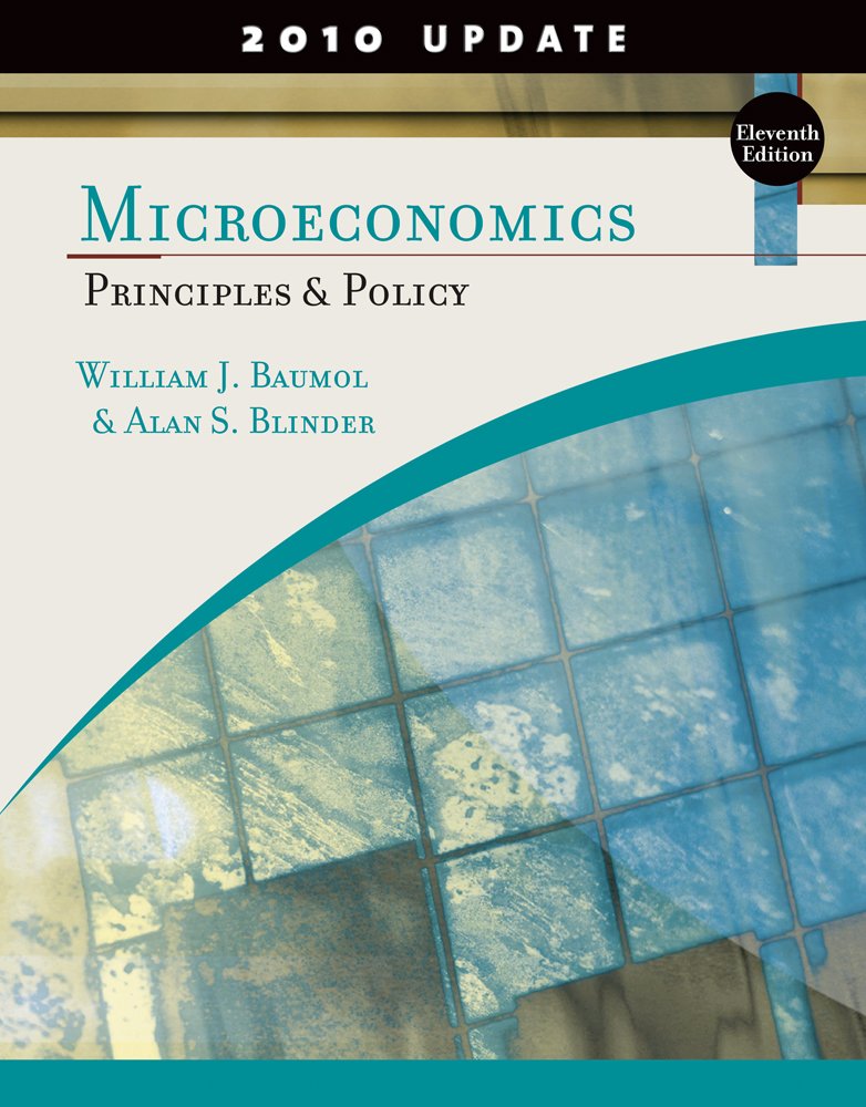 Microeconomics: Principles and Policy, Update 2010 Edition (Available Titles CourseMate),Used
