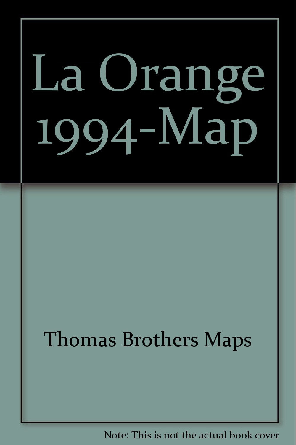 La Orange 1994Map,Used