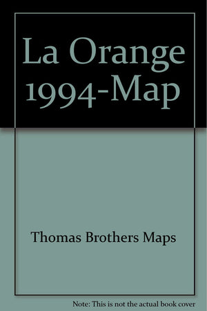 La Orange 1994Map,Used