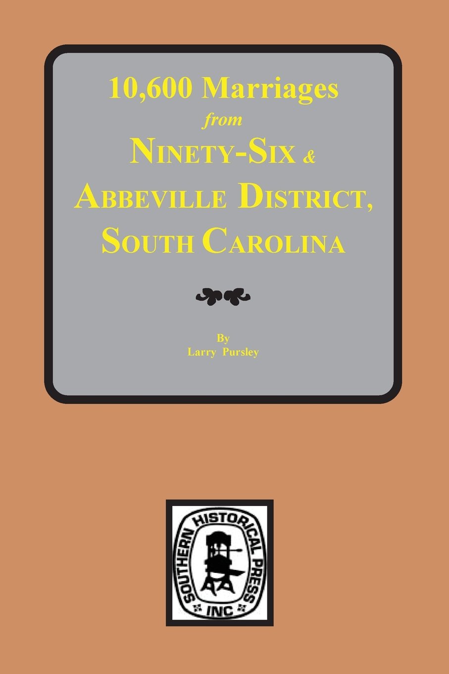 10,600 Marriages from NinethySix and Abbeville District, S.C.,Used