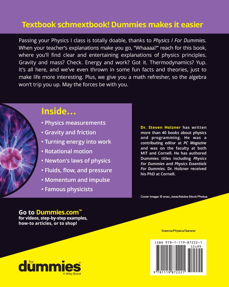 Physics I For Dummies,Used