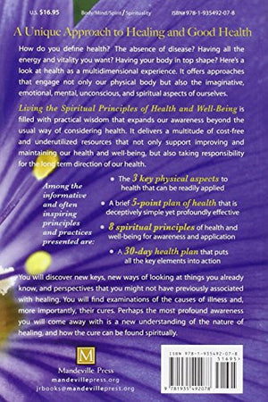 Living The Spiritual Principles Of Health And Wellbeing,Used