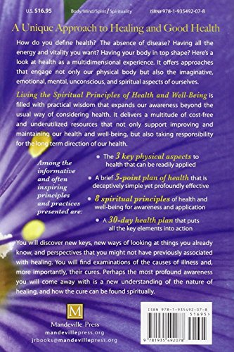 Living The Spiritual Principles Of Health And Wellbeing,Used