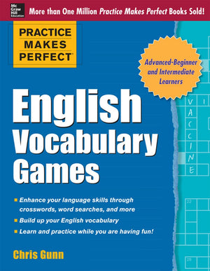 Practice Makes Perfect English Vocabulary Games (Practice Makes Perfect Series),Used