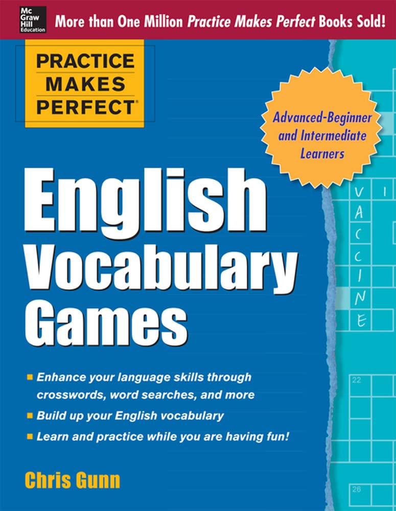 Practice Makes Perfect English Vocabulary Games (Practice Makes Perfect Series),Used