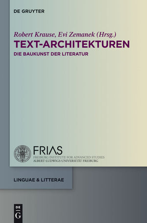 TextArchitekturen: Die Baukunst der Literatur (linguae & litterae, 38) (German Edition),Used