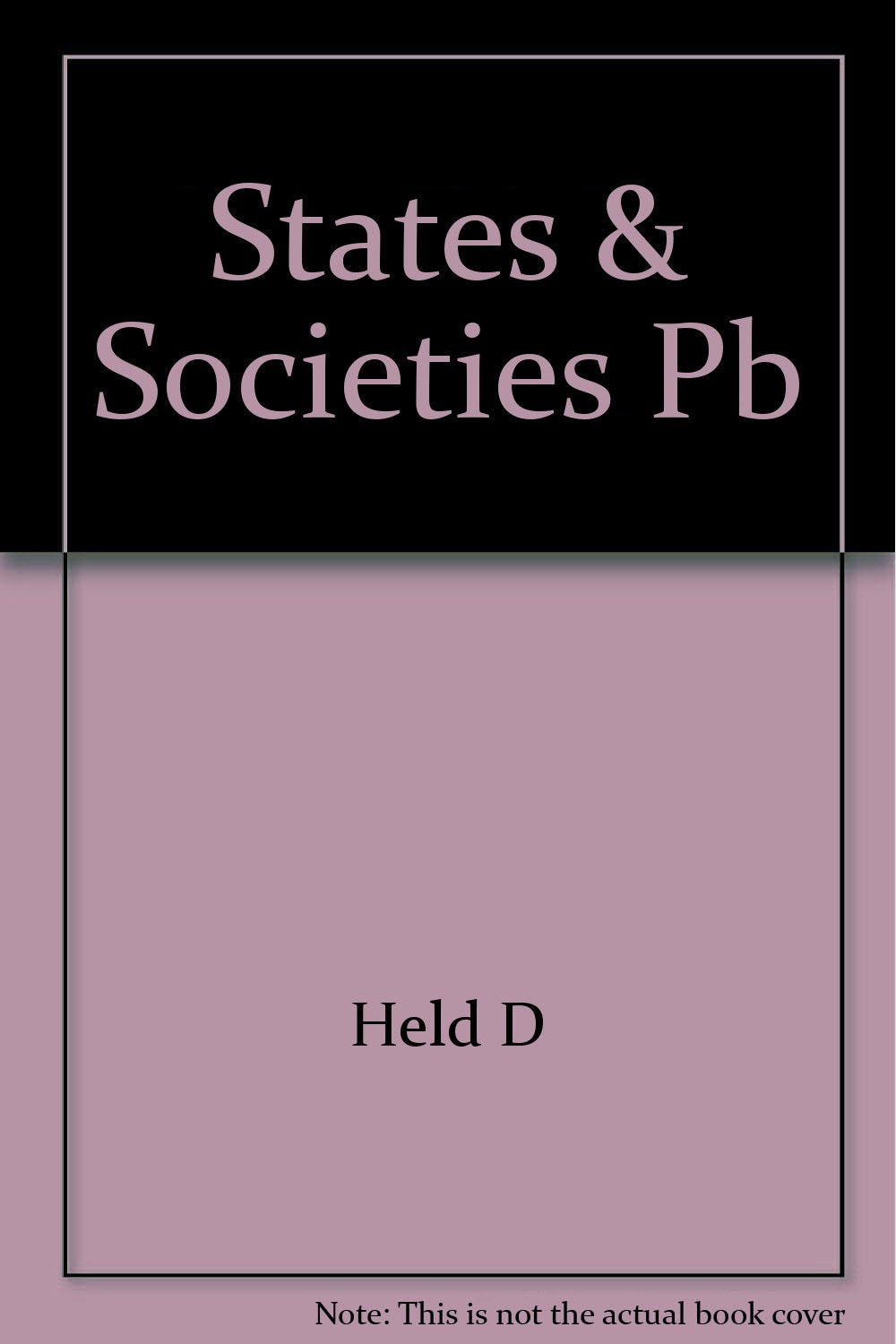 States and Societies,Used