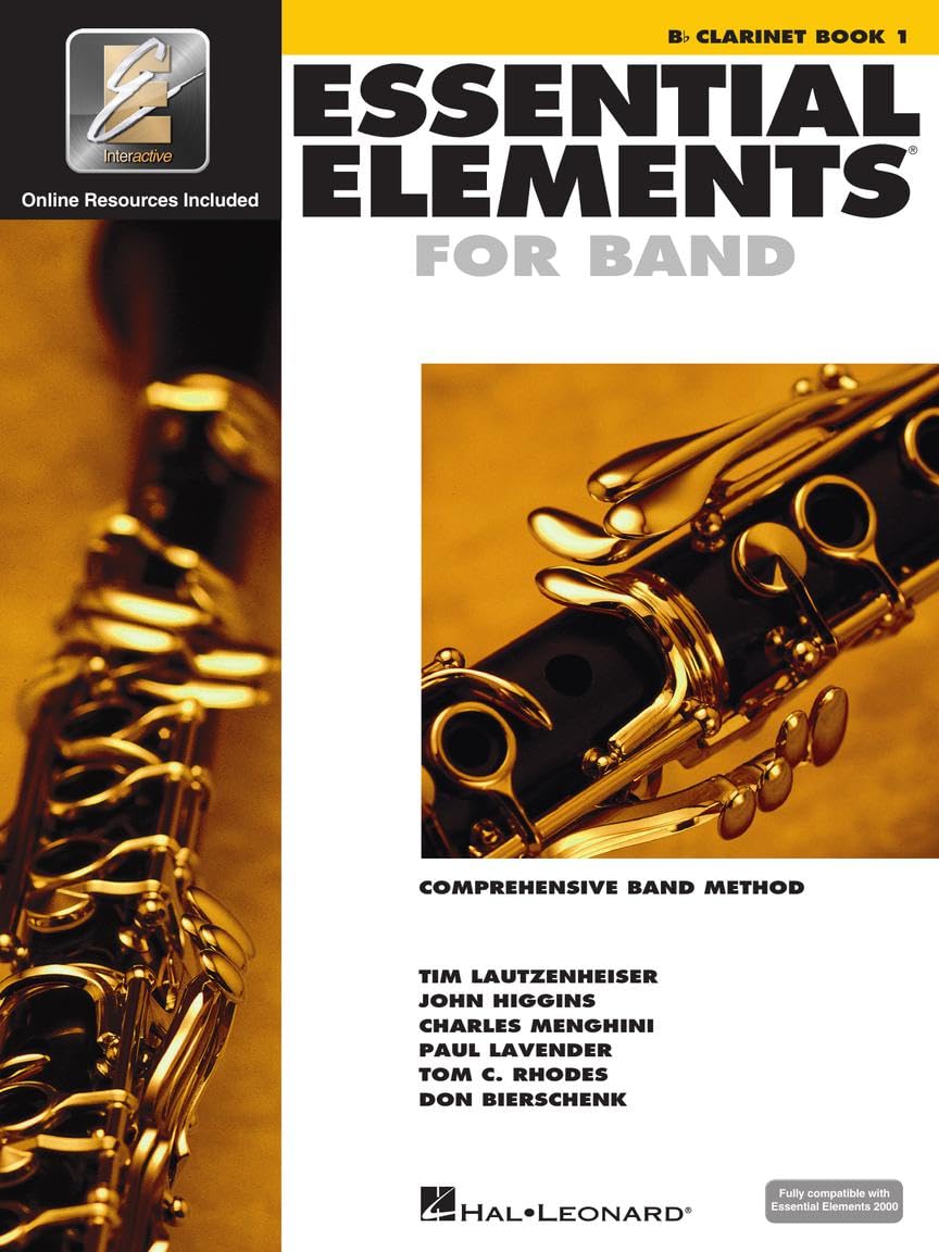 Essential Elements for Band  Bb Clarinet Book 1 with EEi (Book/Media Online),Used