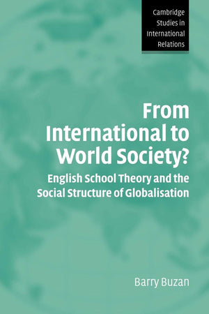 From International to World Society?,New