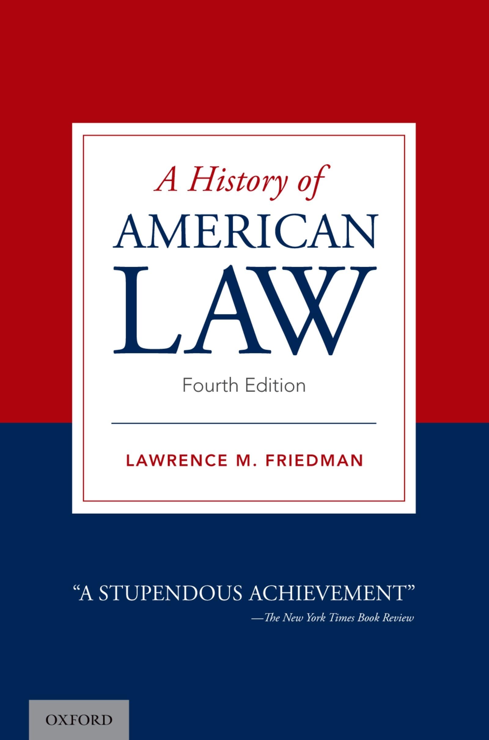A History of American Law,Used