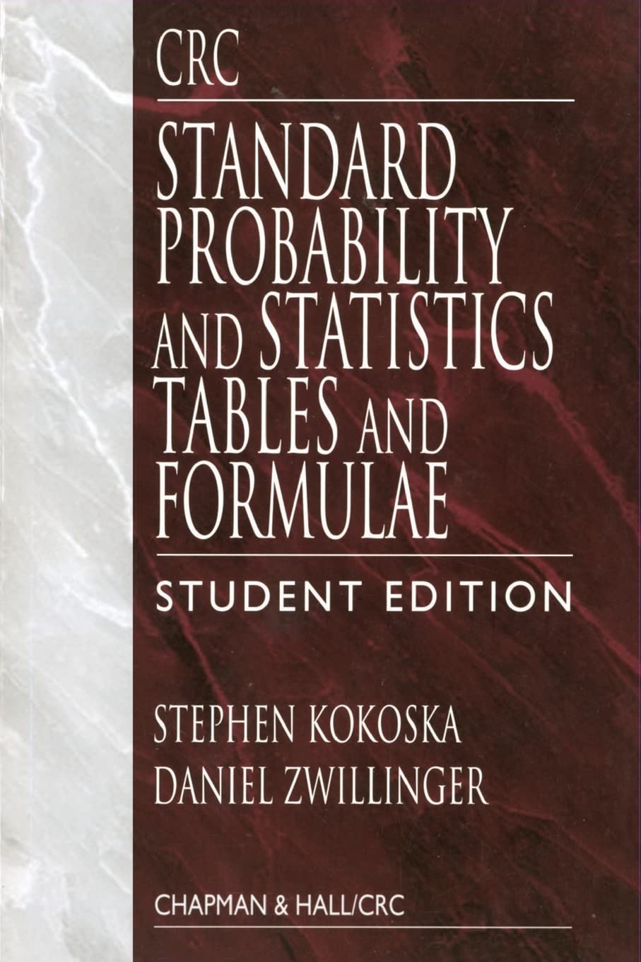 CRC Standard Probability and Statistics Tables and Formulae, Student Edition,Used
