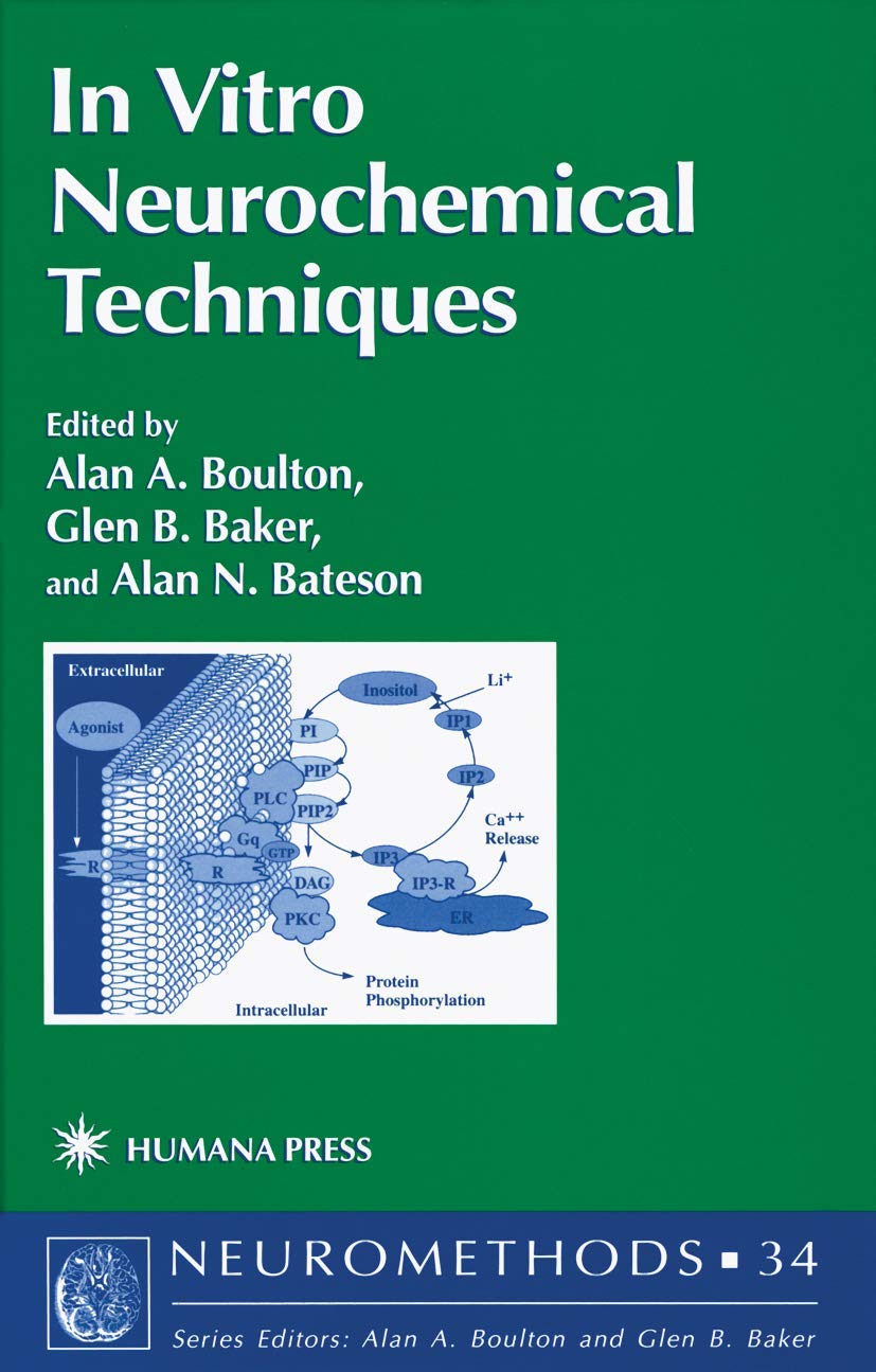 In Vitro Neurochemical Techniques (Neuromethods, 34),Used
