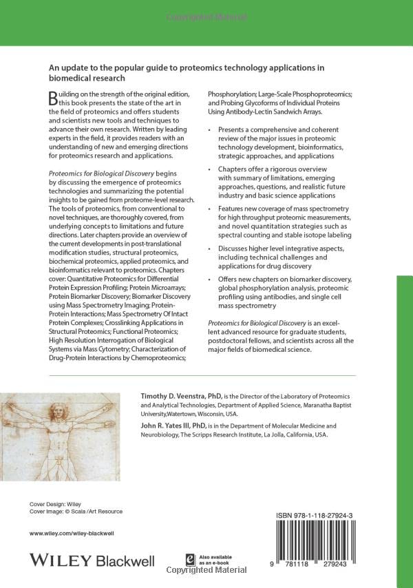 Proteomics for Biological Discovery,Used