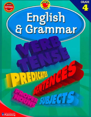 English & Grammar, Grade 4 (Brighter Child Workbooks),Used