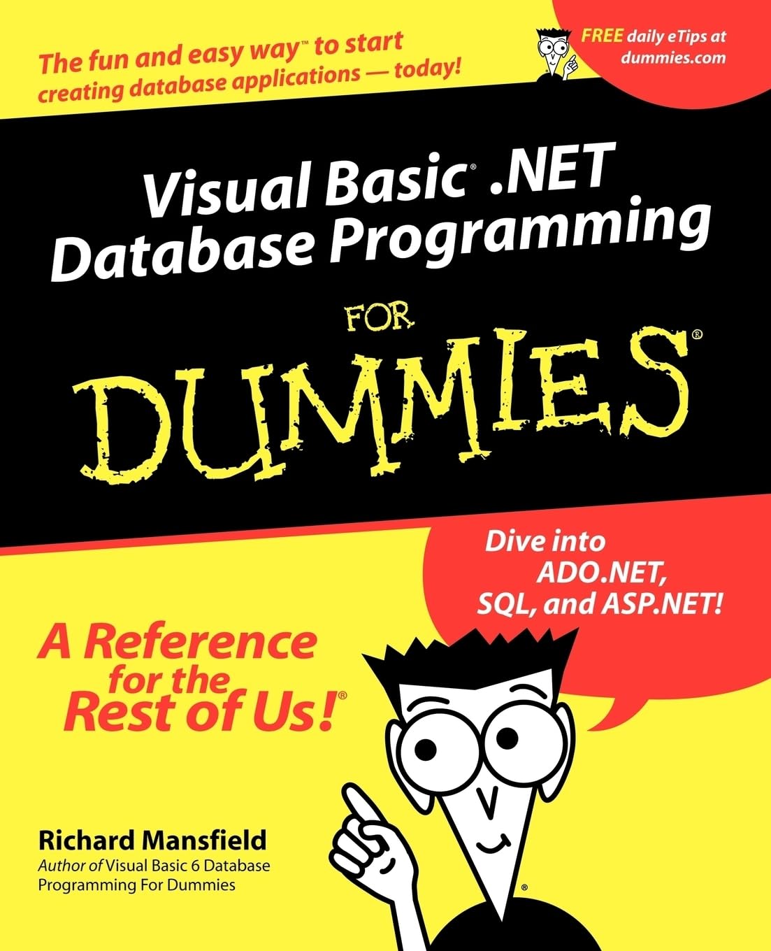 Visual BASIC.NET Database For Dummies,Used