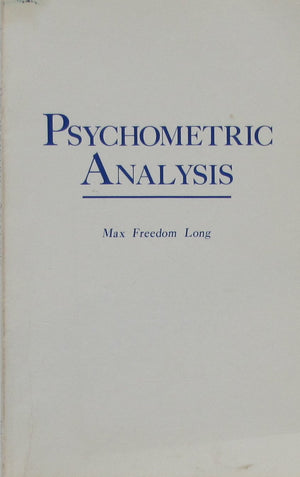 Psychometric Analysis,New