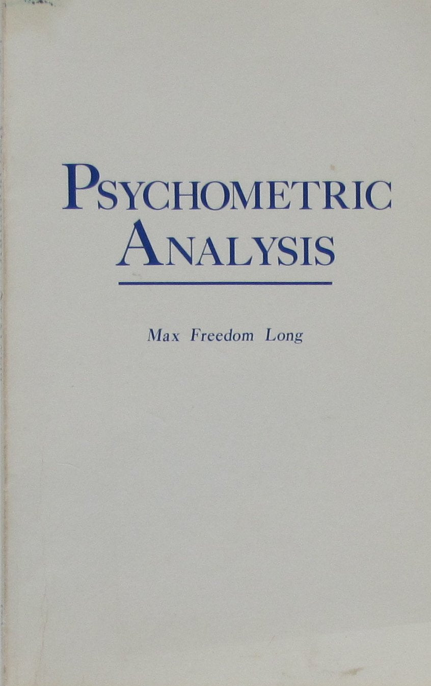 Psychometric Analysis,New