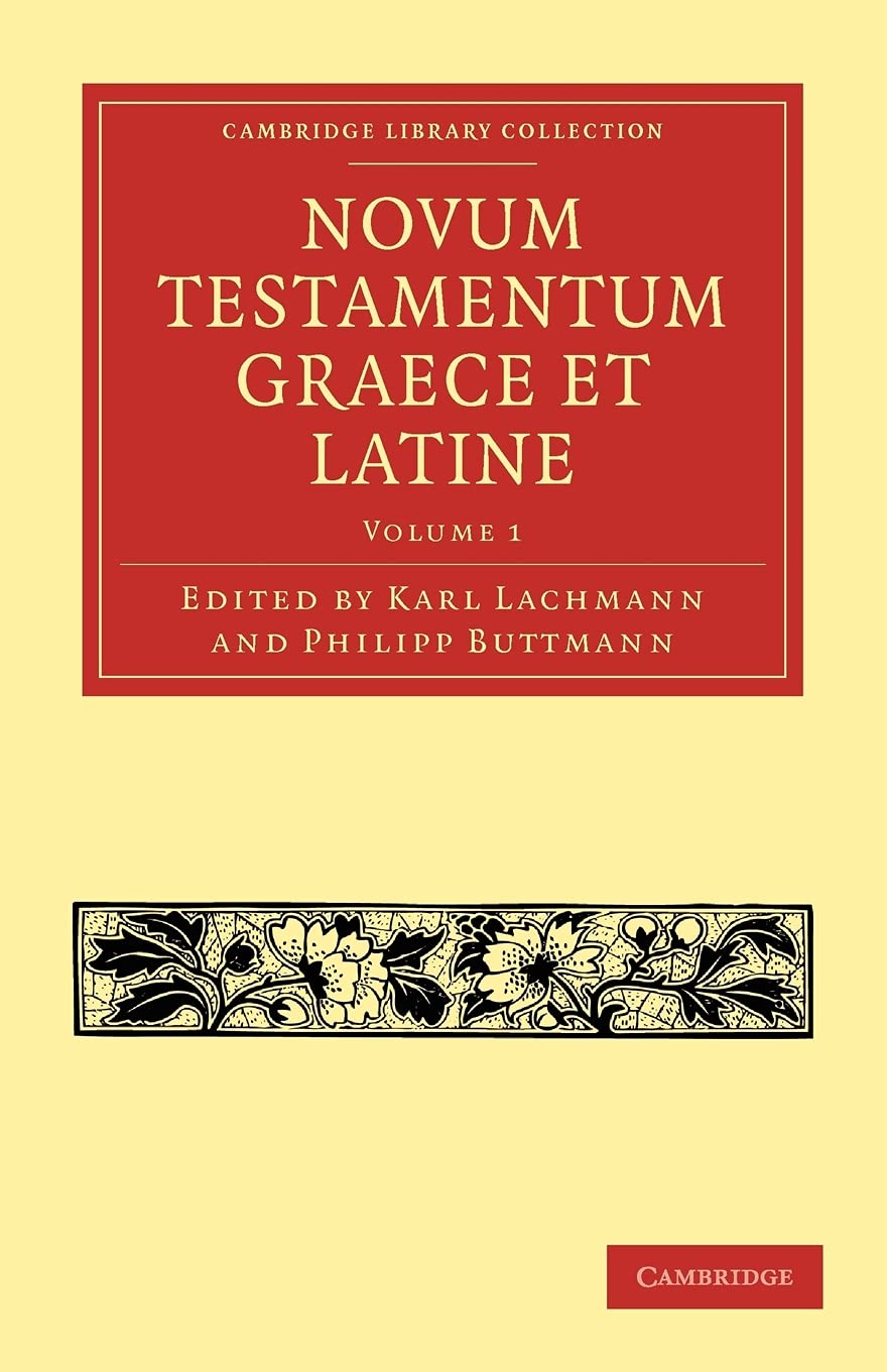 Novum Testamentum Graece et Latine (Cambridge Library Collection  Biblical Studies) (Latin Edition),Used