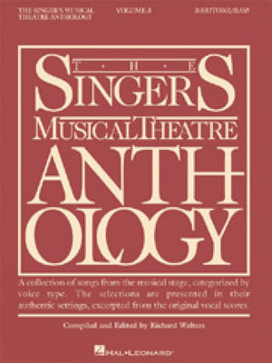 The Singer's Musical Theatre Anthology  Volume 3: Baritone/Bass Book Only (Singer's Musical Theatre Anthology (Songbooks)),Used