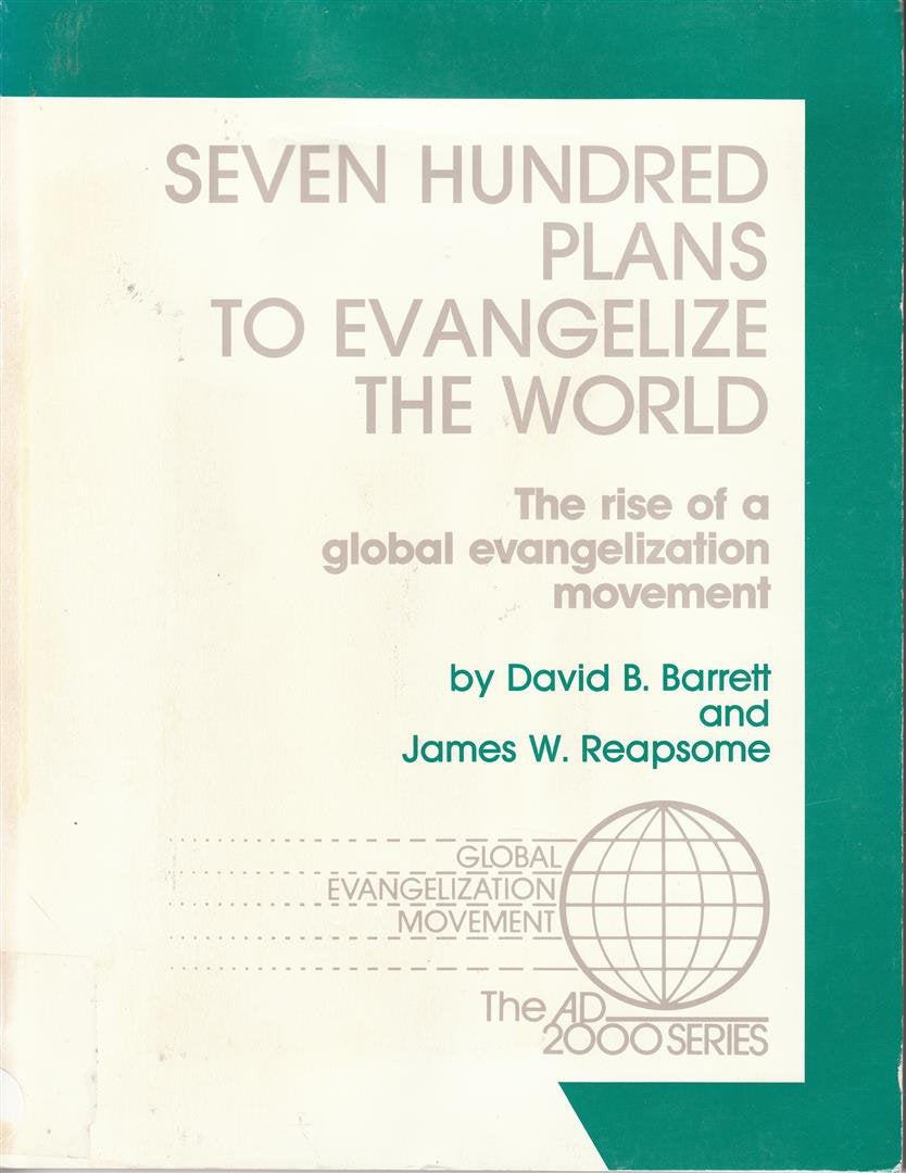700 Plans to Evangelize the World (Ad 2000 Series),Used