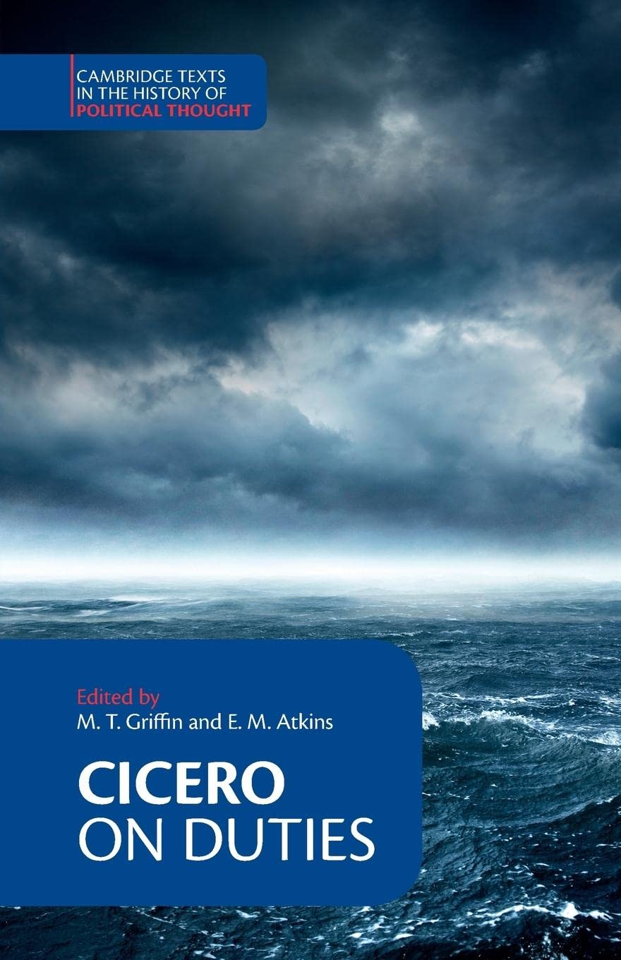 Cicero: On Duties (Cambridge Texts in the History of Political Thought),Used