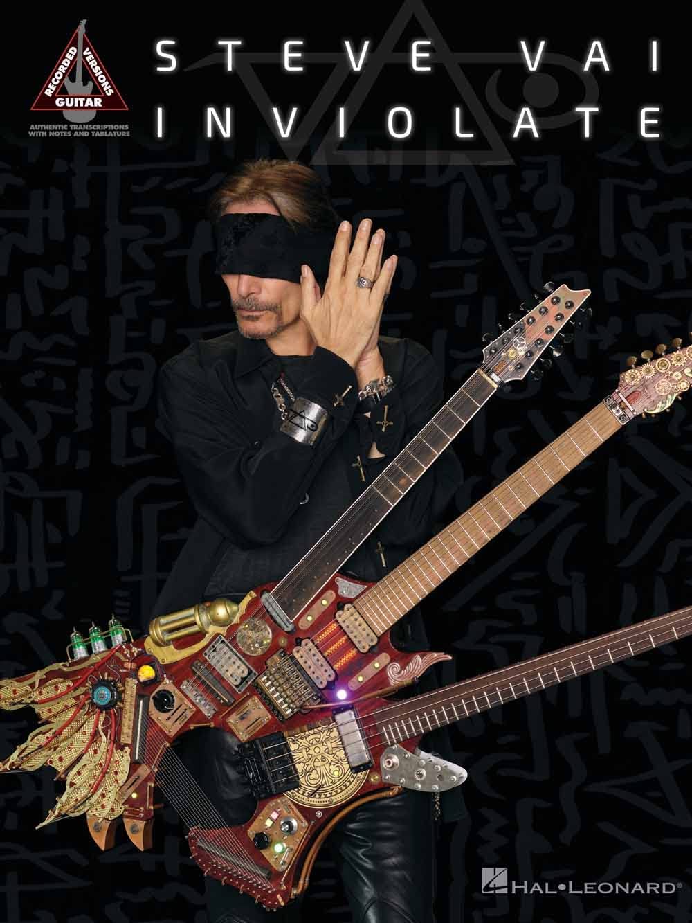 Steve Vai  Inviolate: Guitar Recorded Versions Songbook with Notefor=Note Transcriptions in Notes and Tab,New
