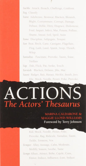 Actions: The Actors' Thesaurus,Used