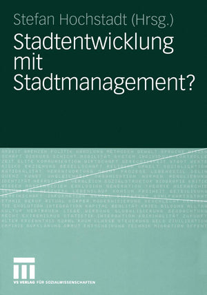 Stadtentwicklung mit Stadtmanagement? (German Edition),Used