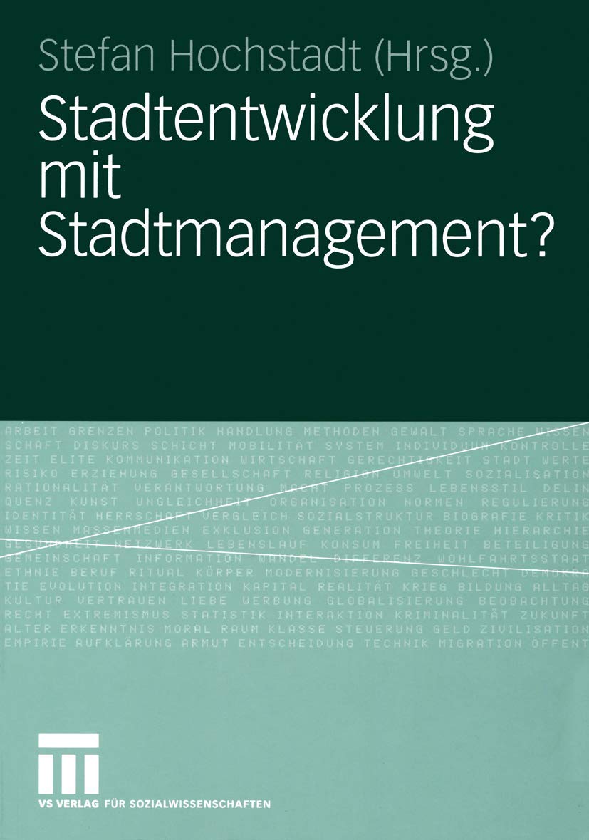 Stadtentwicklung mit Stadtmanagement? (German Edition),Used