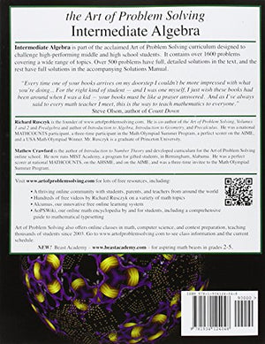 Intermediate Algebra: Art of Problem Solving,Used