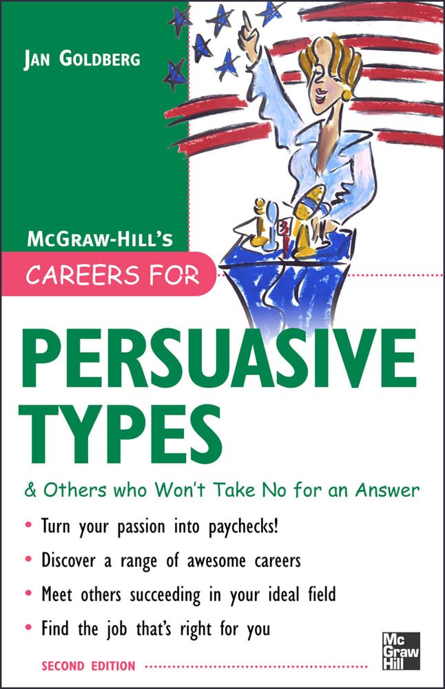 Careers For Persuasive Types & Others Who Won'T Take No For An Answer (Careers For Series),New