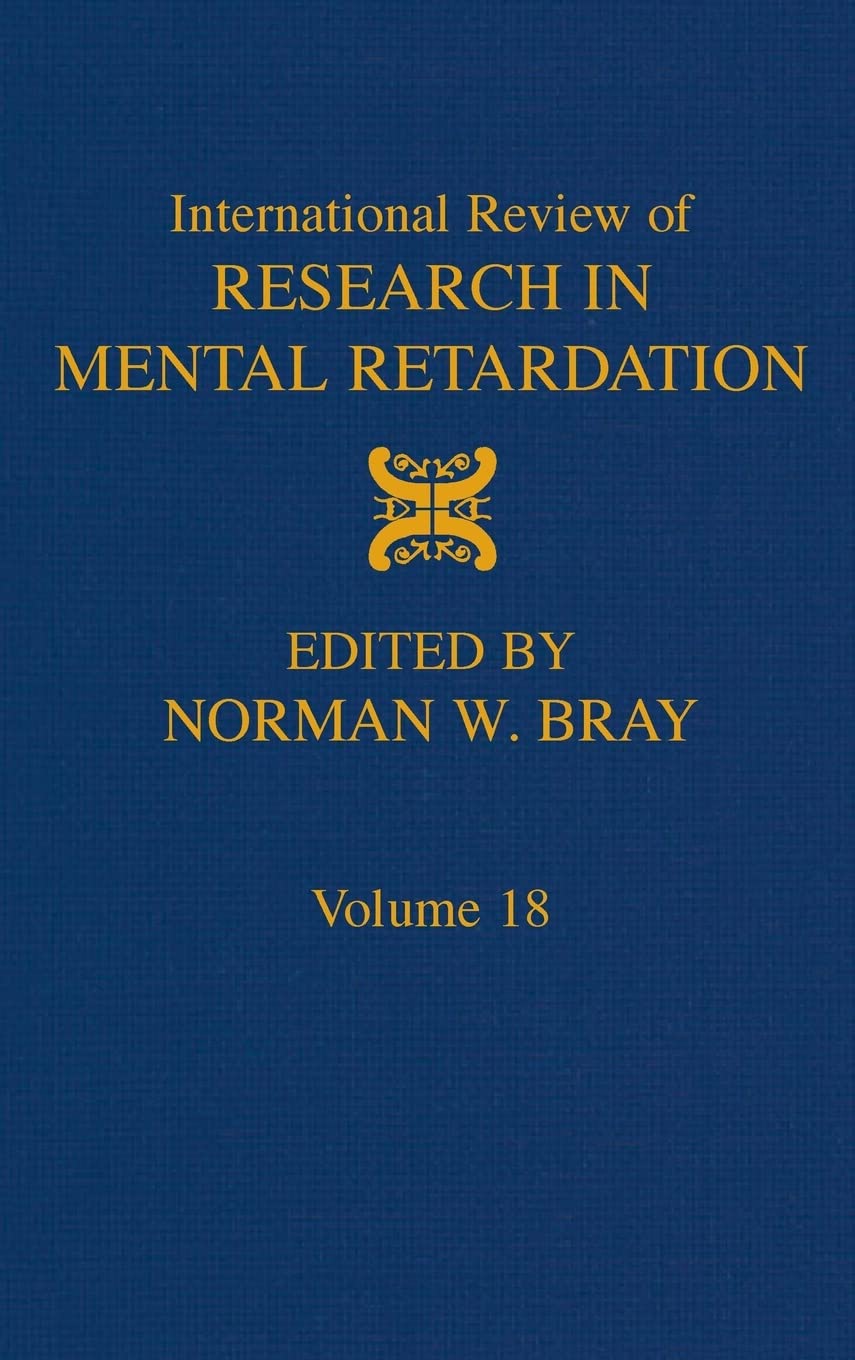 International Review of Research in Mental Retardation (Volume 18),Used