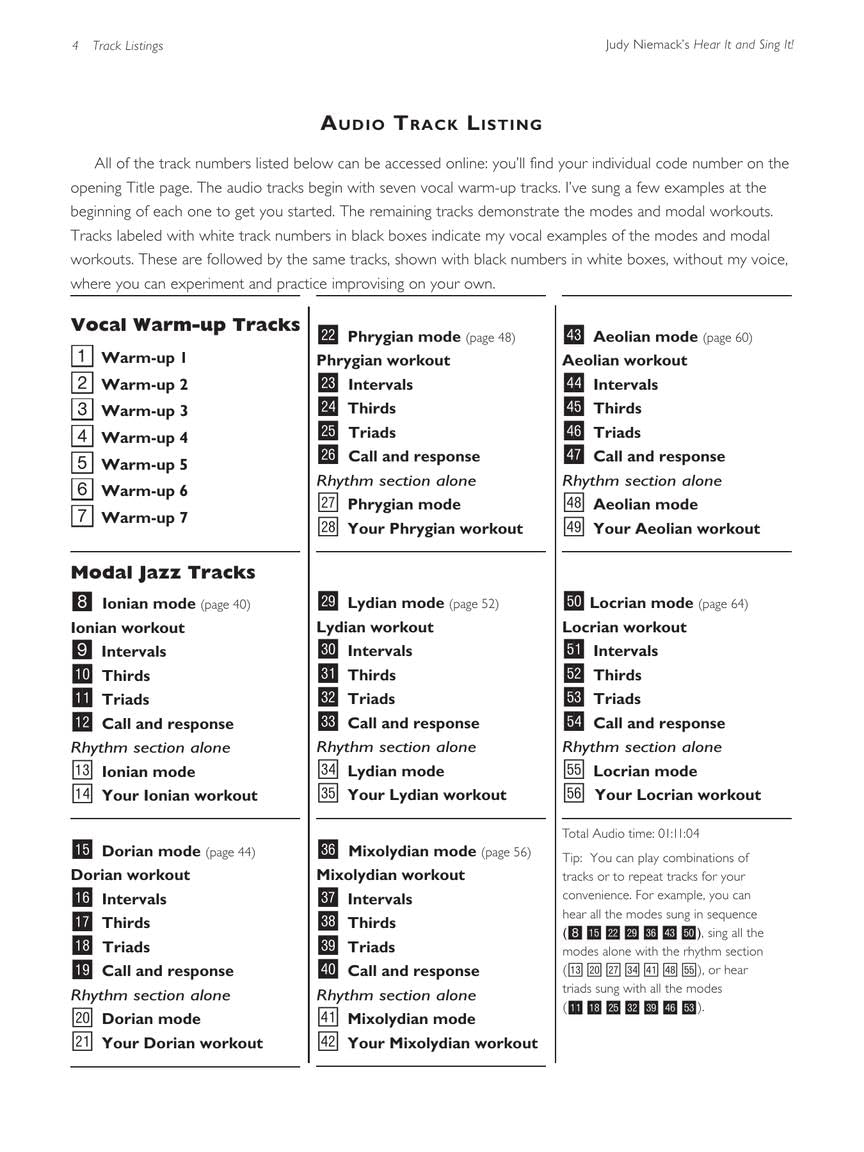 Hear It And Sing It! Exploring Modal Jazz Book/Online Audio,Used