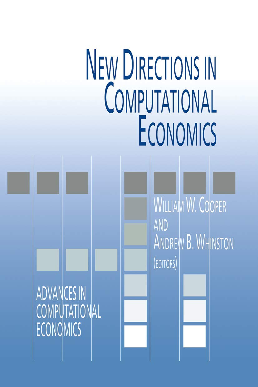 New Directions in Computational Economics (Advances in Computational Economics, 4),Used